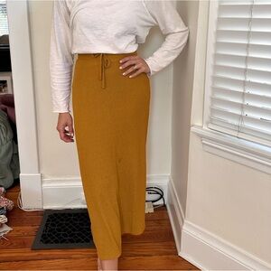 Mustard Yellow Women's Skirt